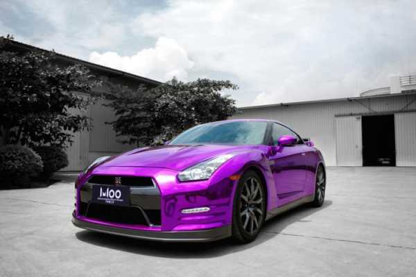 紫色尼桑跑车（nissan一款紫色350z）-图2